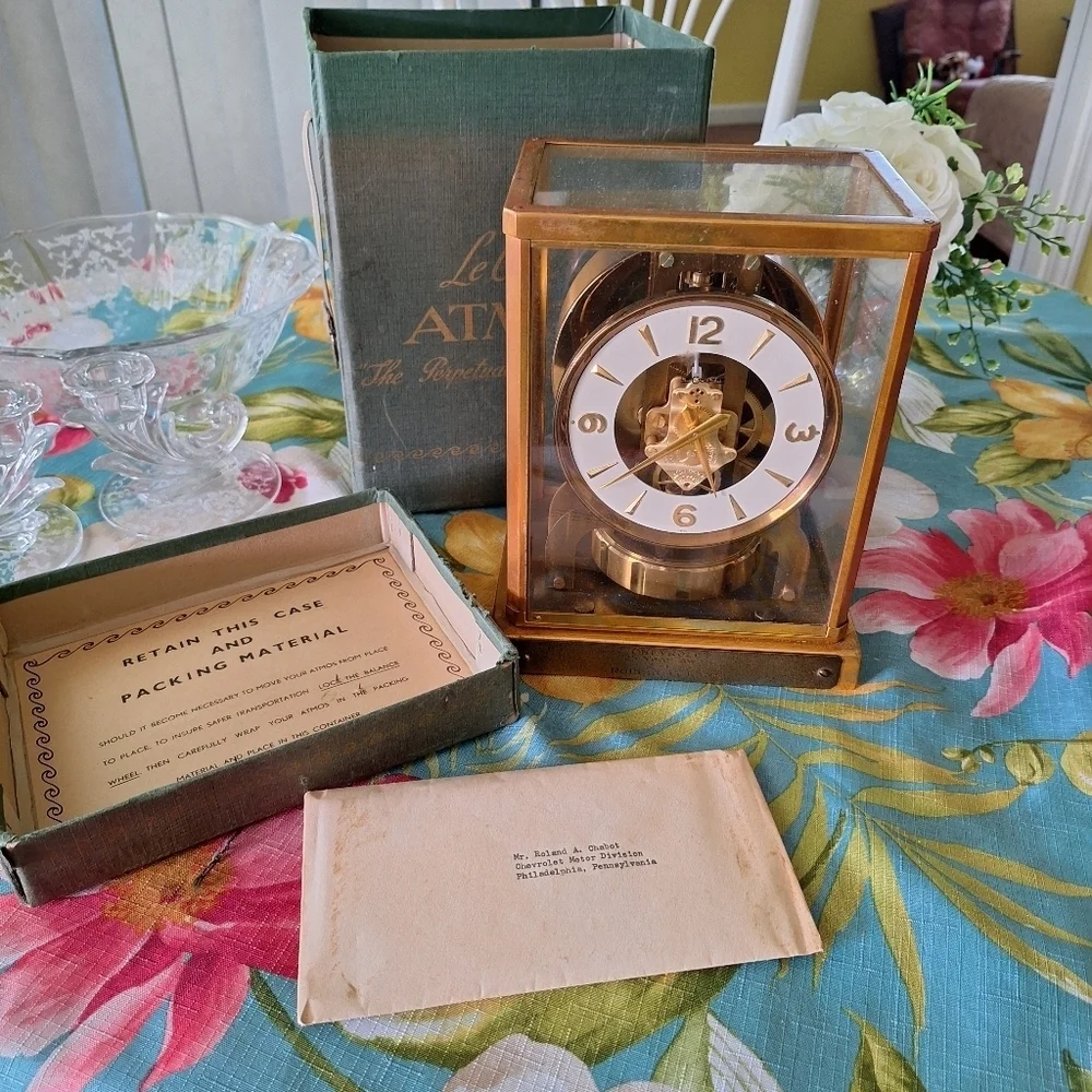 Atmos Clock Jaeger Lecoultre Gold 1958